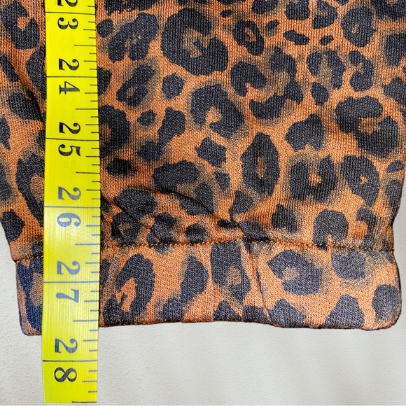 HP☮️ NWT Anthropologie Sanctuary Cheetah Animal Print Jogger Cotton Knit Pant XS - Picture 9 of 9